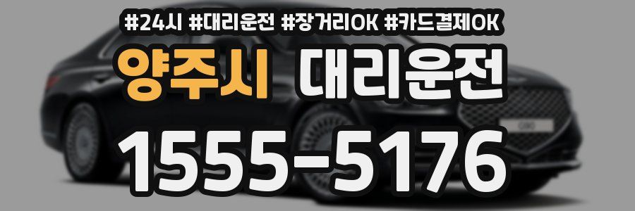 양주시 대리운전