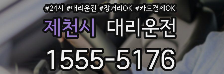 제천시 대리운전