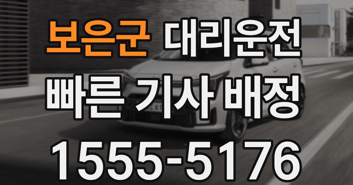 일일대리기사