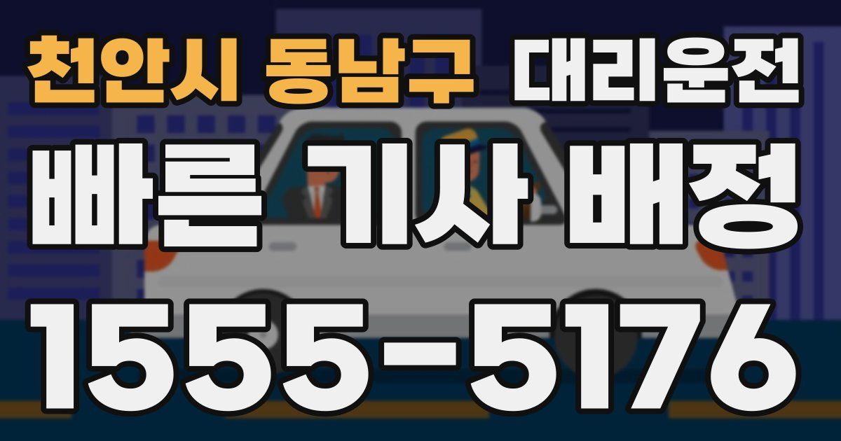 일일대리기사