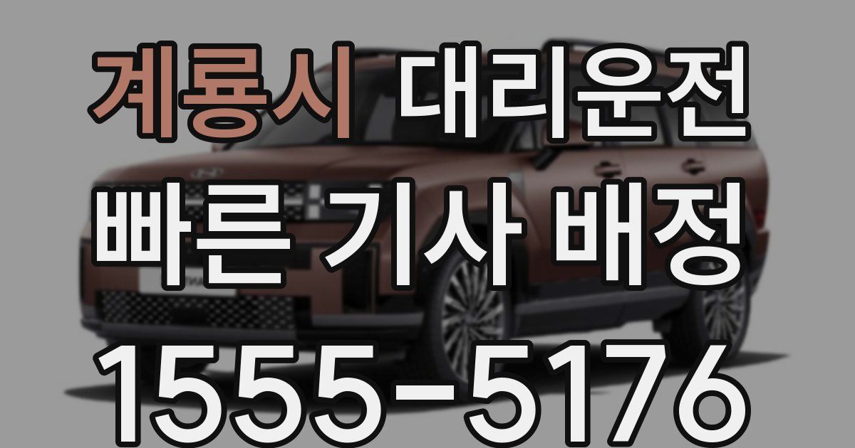 일일대리기사