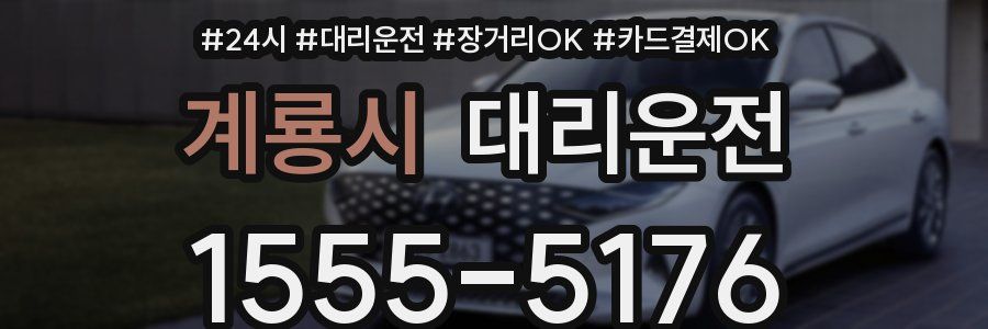 계룡시 대리운전