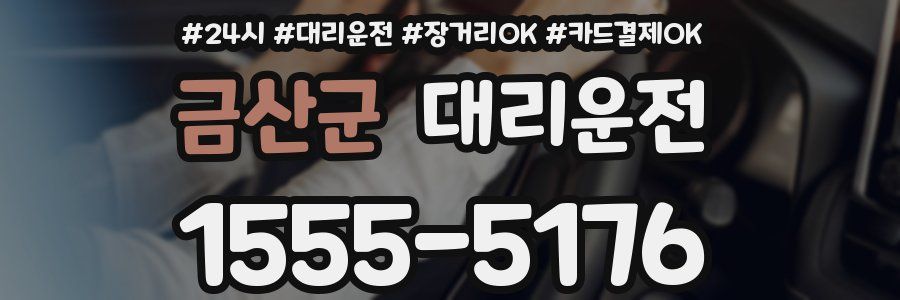 금산군 대리운전