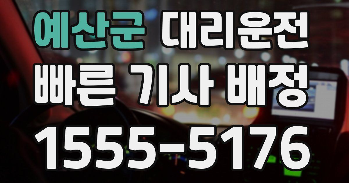 일일대리기사