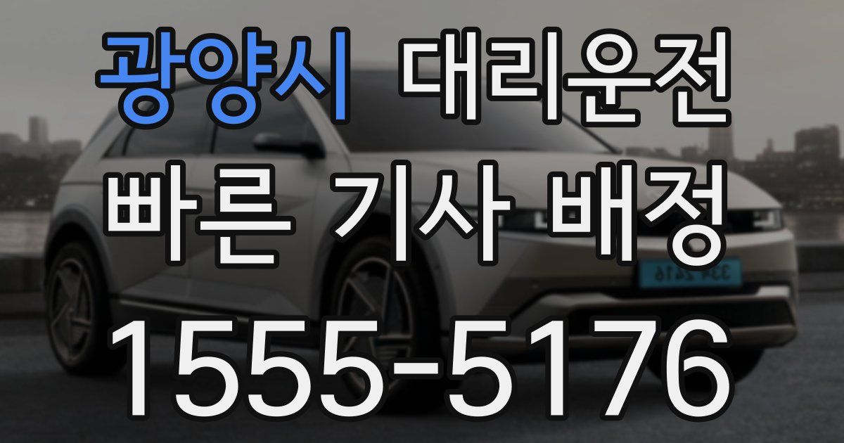 일일대리기사