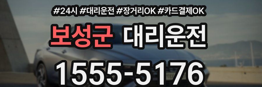 보성군 대리운전
