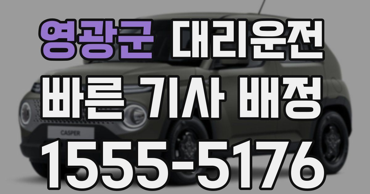 일일대리기사