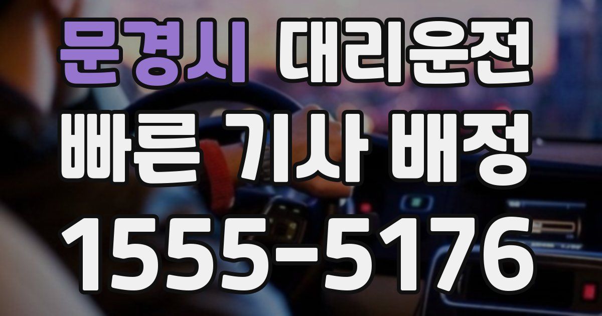 일일대리기사