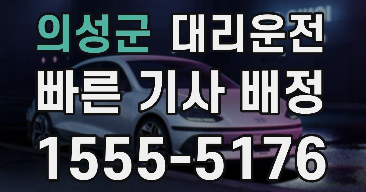 일일대리기사