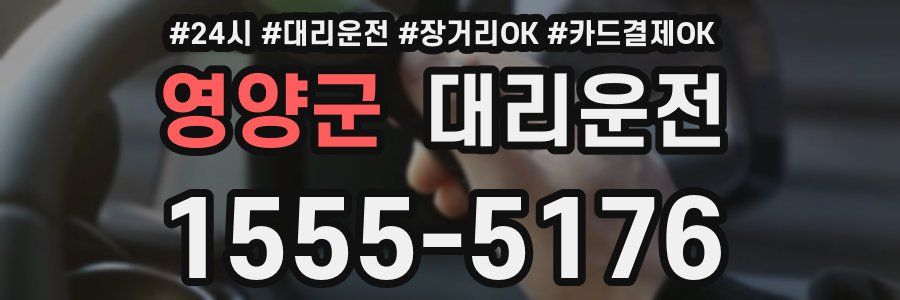 영양군 대리운전