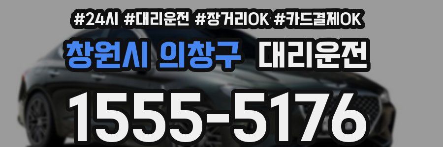 창원시 의창구 대리운전