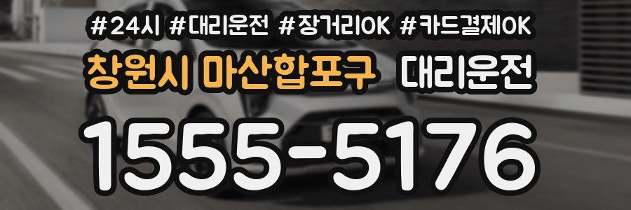 창원시 마산합포구 대리운전