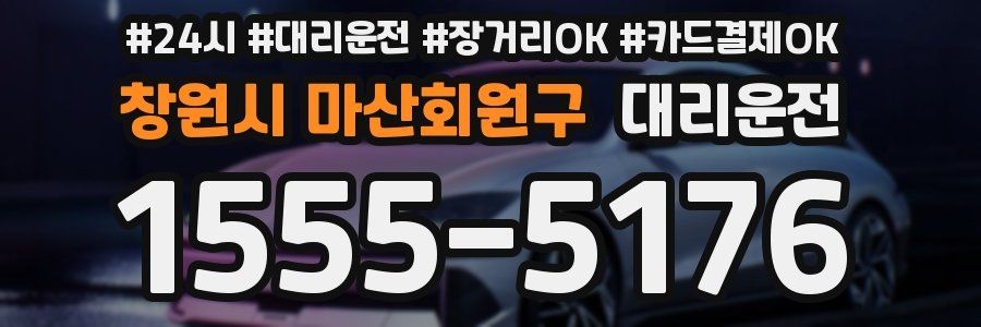 창원시 마산회원구 대리운전