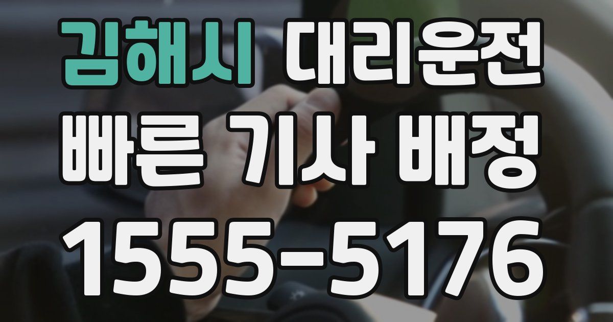 일일대리기사