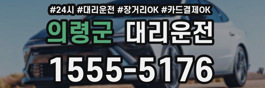 의령군 대리운전