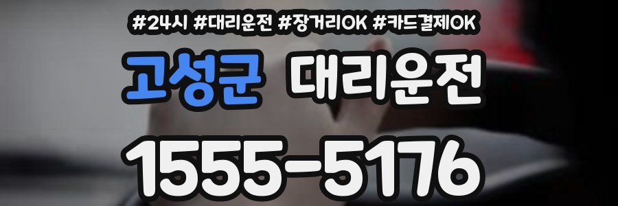 고성군 대리운전