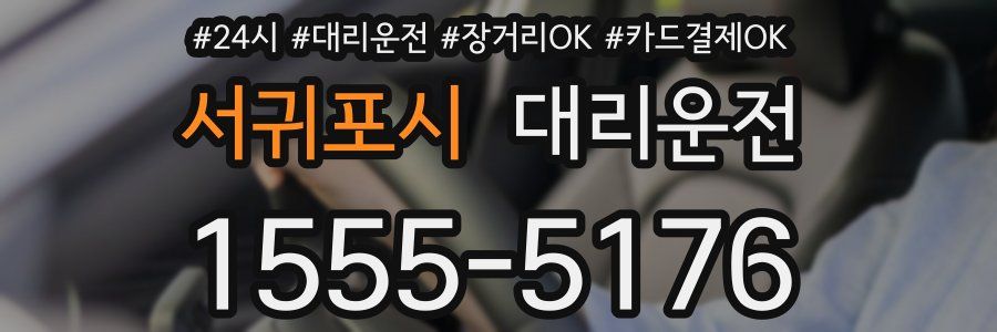 서귀포시 대리운전