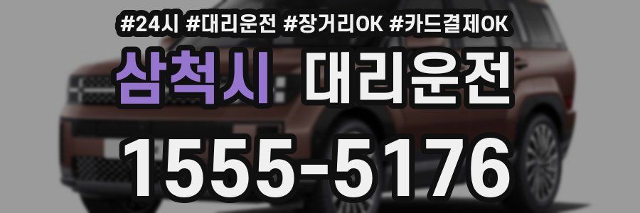 삼척시 대리운전
