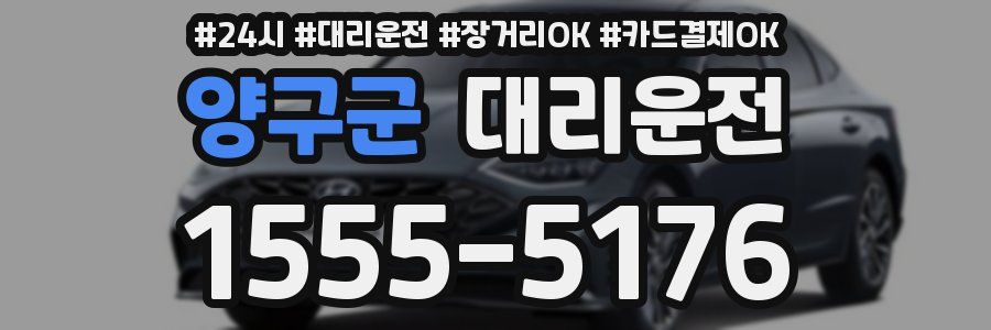 양구군 대리운전