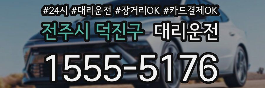 전주시 덕진구 대리운전
