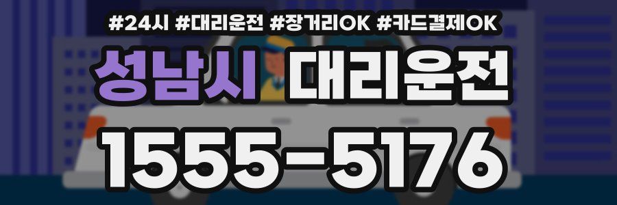 성남시 대리운전