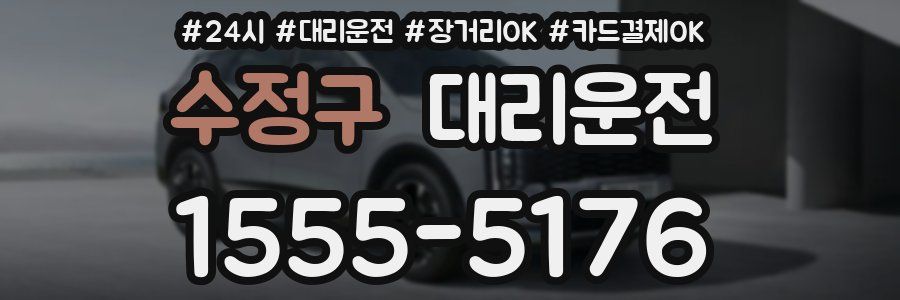 수정구 대리운전