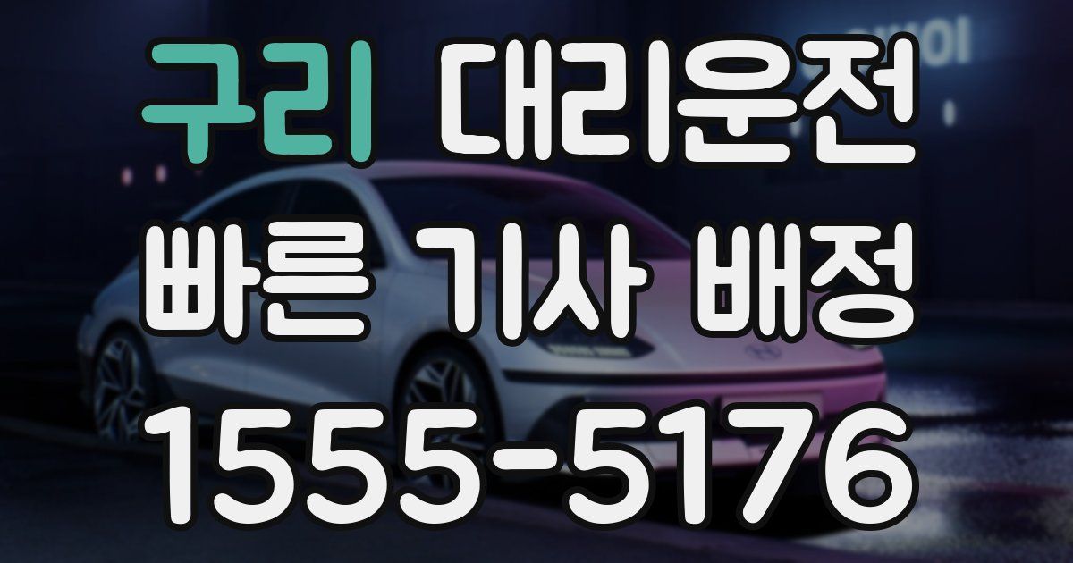 일일대리기사