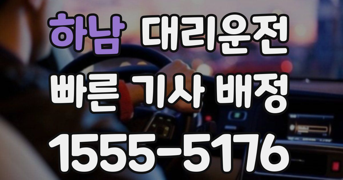 일일대리기사