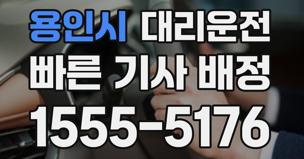 일일대리기사