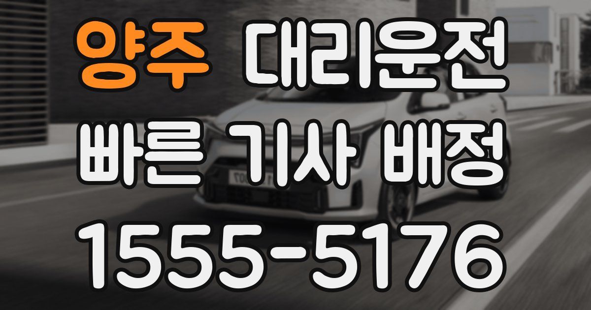 일일대리기사