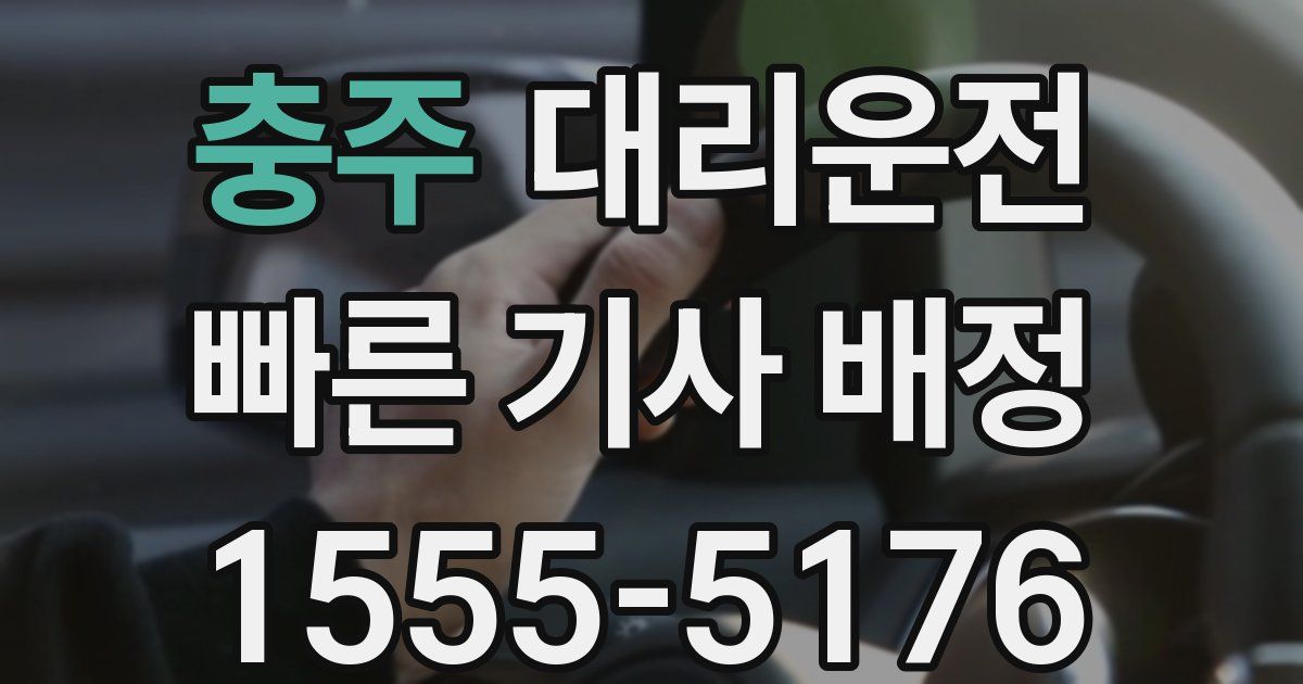 일일대리기사