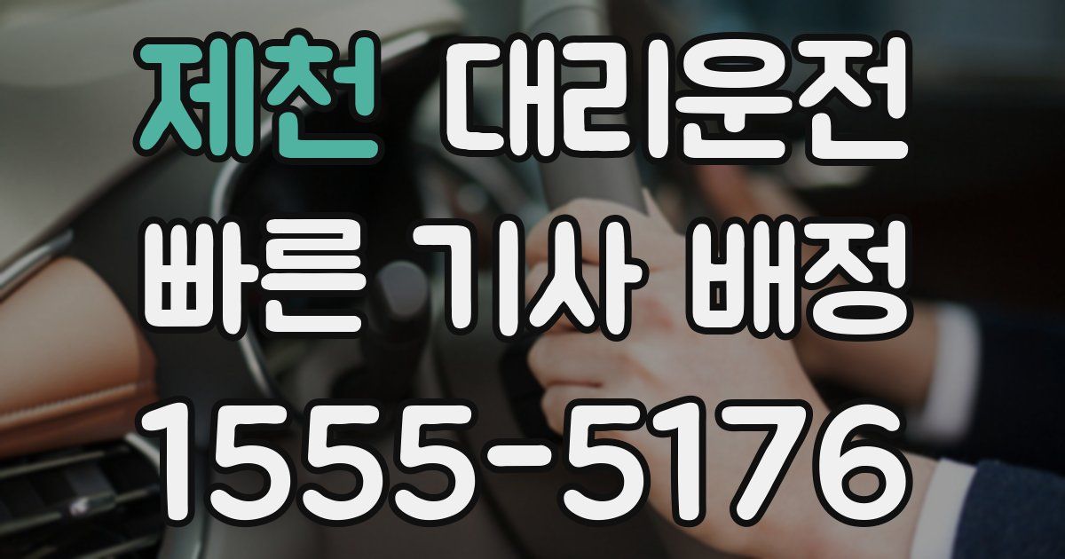 일일대리기사