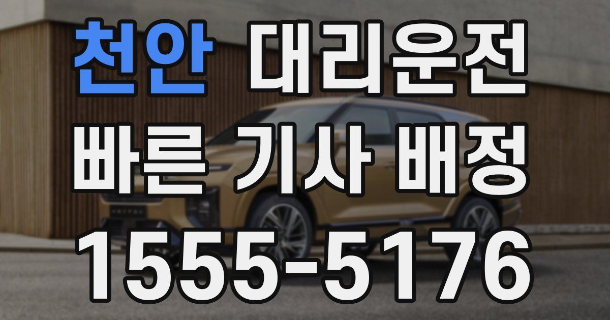 일일대리기사