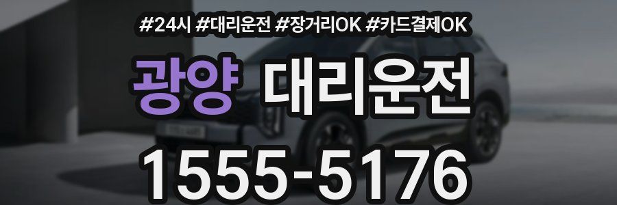 광양 대리운전