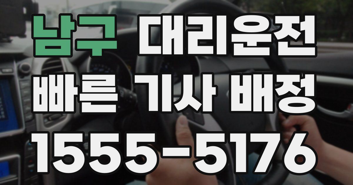 일일대리기사