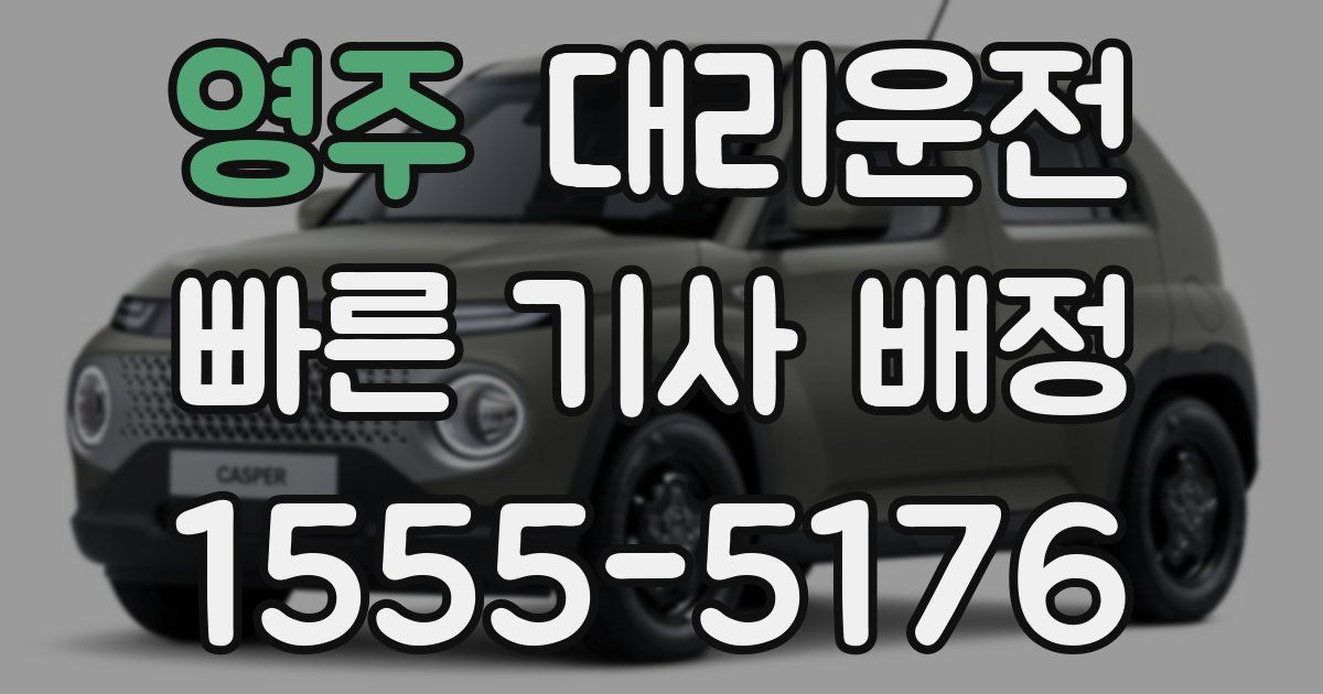 일일대리기사