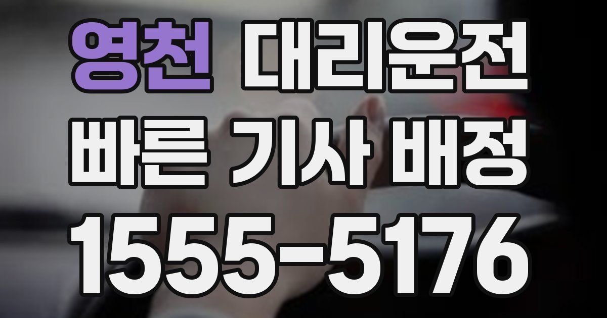 일일대리기사