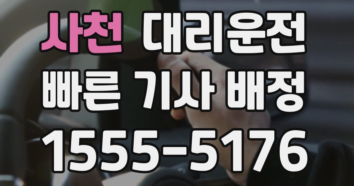 일일대리기사