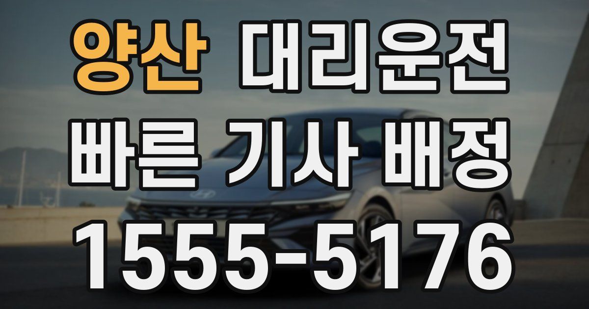 일일대리기사