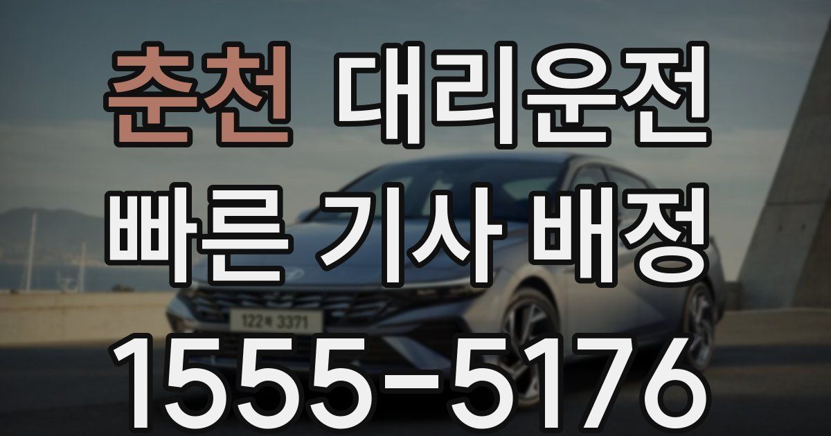 일일대리기사
