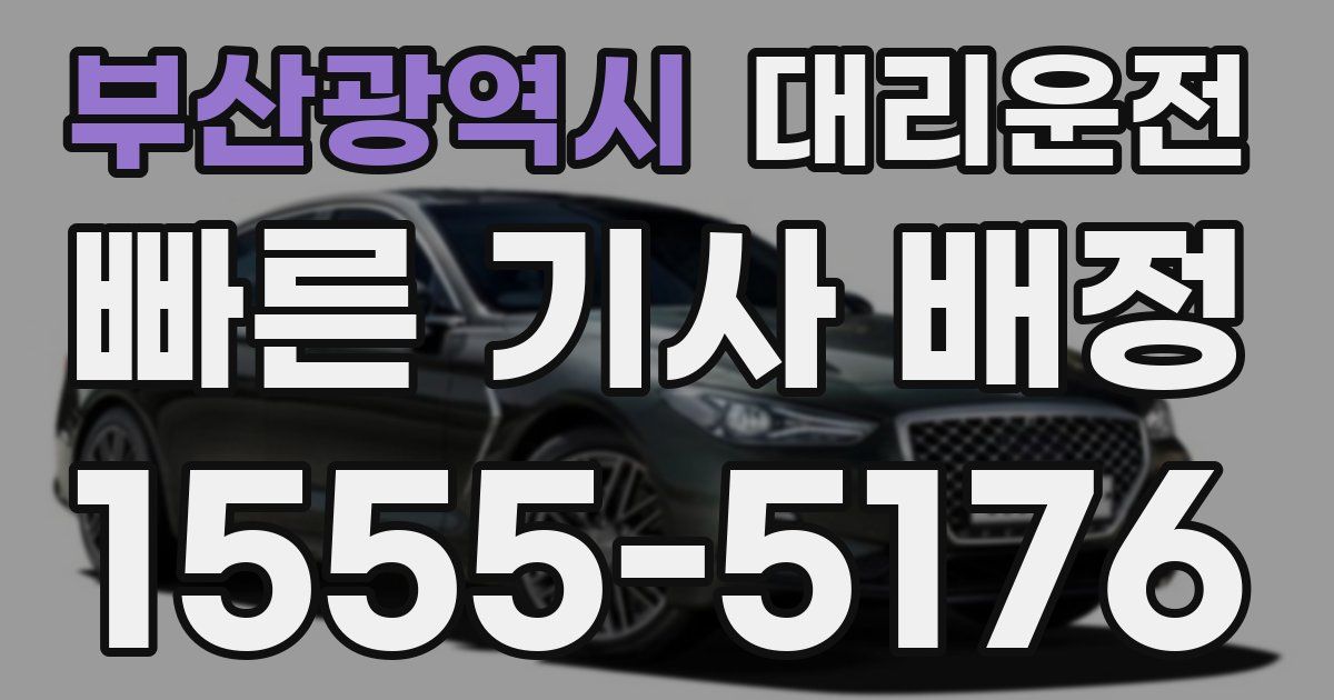 일일대리기사