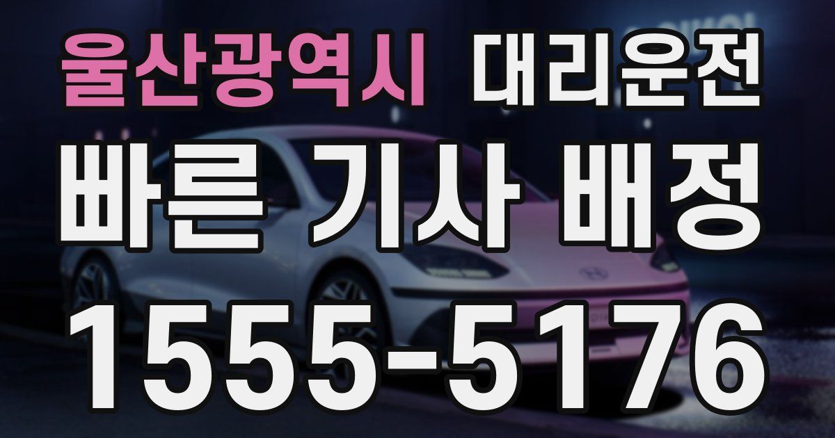 일일대리기사