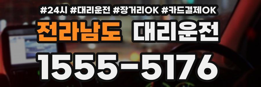 전라남도 대리운전