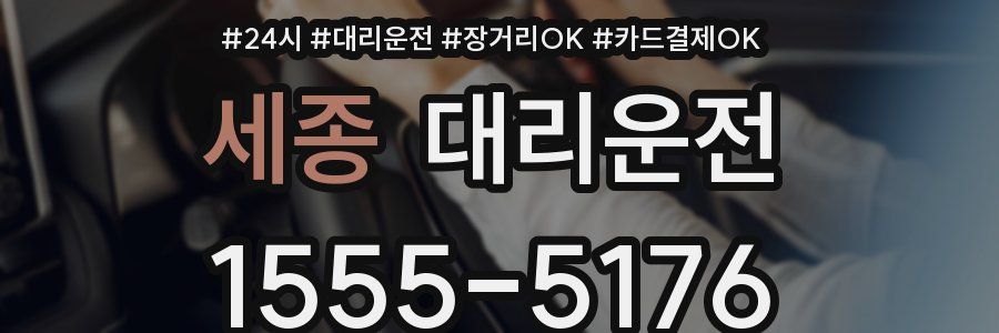 세종 대리운전