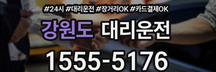 강원도 대리운전