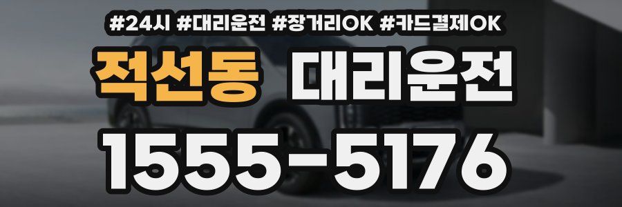 적선동 대리운전