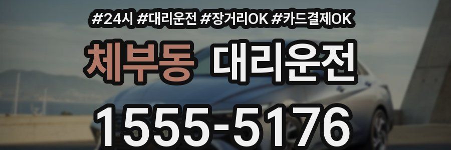 체부동 대리운전