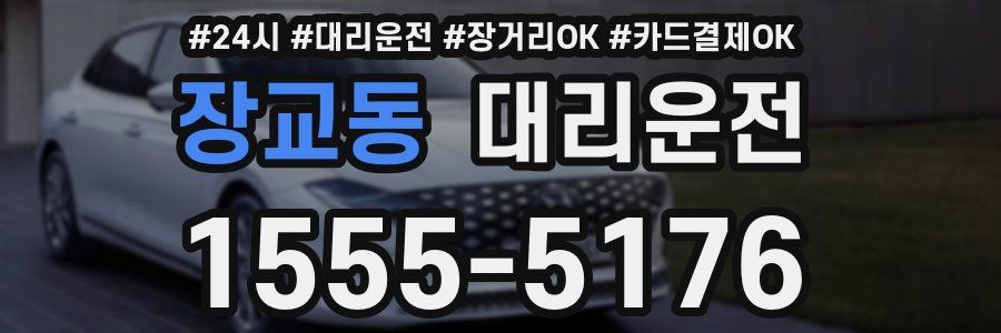 장교동 대리운전