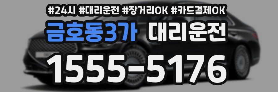 금호동3가 대리운전