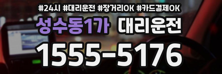 성수동1가 대리운전